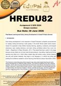 HREDU82 Assignment 2 EARLY CHILDHOOD EDUCATION &lpar;COMPLETE ANSWERS&rpar; 2026 - DUE June 2026