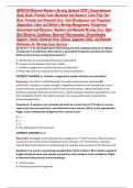 NURS240 Maternal-Newborn Nursing Updated 2026 &vert; Comprehensive Study Guide&comma; Practice Exam Questions and Answers&comma; Exam Prep Test Bank&comma; Prenatal and Antenatal Care&comma; Fetal Development and Pregnancy Adaptations&comma; Labor and Delivery Nursing Management&comma; Postpartu
