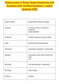 botany exam 2 Study Guide Questions and&NewLine;Answers with Verified Solutions &vert; Latest&NewLine;Updated 2026&NewLine;