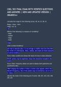 CNSL 503 FINAL EXAM WITH VERIFIED QUESTIONS AND ANSWERS &vert; NEW AND UPDATED VERSION &vert; GRADED A&plus;