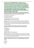 Spring Semester 2026 NURS240 Maternal-Newborn Nursing &vert; Comprehensive Study Guide&comma; Practice Exam Questions and Answers&comma; Exam Prep Test Bank&comma; Prenatal and Antenatal Care&comma; Fetal Development and Pregnancy Adaptations&comma; Labor and Delivery Nursing Management&comma; P