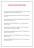 NHA PCT EXAM STUDY GUIDE