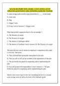 WATER DISTRIBUTION GRADE 3 TEST WITH LATEST UPDATED &lpar;QUESTIONS AND ANSWERS&rpar; ALREADY PASSED&excl;