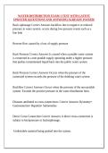 WATER DISTRIBUTION EXAM 1 TEST WITH LATEST UPDATED &lpar;QUESTIONS AND ANSWERS&rpar; ALREADY PASSED&excl;