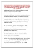 WATER TREATMENT AWWA QUESTIONS GRADES 1 AND 2&colon; TREATMENT PROCESS COMPREHENSIVE QUESTIONS AND VERIFIED DETAILED SOLUTIONS &lpar; MULTIPLE CHOICES&rpar; &vert;100&percnt; CORRECT&excl;&excl;