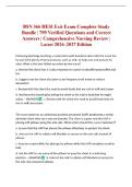 BSN 366 HESI Exit Exam Complete Study Bundle &vert; 799 Verified Questions and Correct Answers &vert; Comprehensive Nursing Review &vert; Latest 2026&ndash;2027 Edition