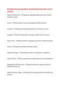 &NewLine;BC Optometry Jurisprudence Exam&num;1 Questions with correct&NewLine;answers