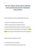 NR 601 FINAL EXAM 2026&vert;&vert; BRAND&NewLine;NEW QUESTIONS WITH VERIFIED&NewLine;SOLUTIONS