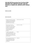 2025 HESI RN Pharmacology Exam Test Bank EXAM QUESTIONS WITH COMPLETE SOLUTION&rpar; &lpar;MULTIPLE CHO