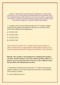 LATEST CA CREMATORY MANAGER EXAM &sol;APPROVED CA CREMATORY MANAGER ACTUAL EXAM 2026&sol; 2027 TESTBANK PRACTICE QUESTIONS AND A NEW UPDATED STUDY GUIDE COMPLETE ACCURATE EXAM REAL QUESTIONS AND CORRECT VERIFIED ANSWERS WITH DETAILED RATIONALES &lpar;RELIABLE SOLUTION