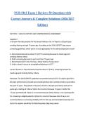 NUR 5461 Exam 1 Review&colon; 50 Questions with Correct Answers & Complete Solutions &lpar;2026&sol;2027 Edition&rpar;