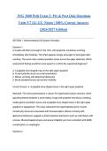  NSG 3600 Peds Exam 3&colon; Pre & Post Quiz Questions Units 5-7 GI&comma; GU&comma; Neuro &vert; 100&percnt; Correct Answers &lpar;2026&sol;2027 Edition&rpar;