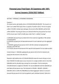  Personal Lines Final Exam&colon; 50 Questions with 100&percnt; Correct Answers &lpar;2026&sol;2027 Edition&rpar;