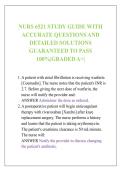 NURS 6521 STUDY GUIDE WITH &NewLine;ACCURATE QUESTIONS AND &NewLine;DETAILED SOLUTIONS &NewLine;GUARANTEED TO PASS &NewLine;100&percnt;&vert;GRADED A&plus;&vert;