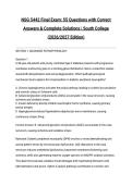 NSG 5442 Final Exam&colon; 55 Questions with Correct Answers & Complete Solutions &vert; South College &lpar;2026&sol;2027 Edition&rpar;