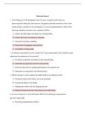 NUR 2513 Maternal Exam 2&vert; With complete Questions and answers &vert; Updated RATED A&plus; &vert; Rasmussen College