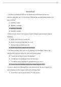 NUR 2513 Maternal Exam 1&vert; With complete Questions and answers &vert; Updated RATED A&plus; &vert; Rasmussen College