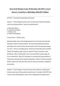 Texas Food Manager Exam&colon; 50 Questions with 100&percnt; Correct Answers &vert; Learn2Serve 360training &lpar;2026&sol;2027 Edition&rpar;