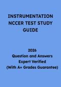 Instrumentation NCCER Test Study Guide &vert; Questions and Answers&comma; Certification Practice Test PDF 2026