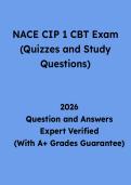 NACE CIP 1 CBT Exam &lpar;Quizzes and Study Questions&rpar; &vert; Questions and Answers&comma; Study Guide & Practice Test PDF 2026