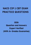 NACE CIP 1 CBT Exam Practice Questions and Answers &vert; AMPP Coating Inspector Level 1 Study Guide & Practice Test PDF 2026