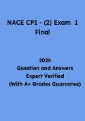 NACE CP1 Exam 1 Final Questions and Answers &vert; AMPP Cathodic Protection Level 1 Study Guide & Practice Test PDF 2026