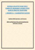 GEORGIA ADJUSTER EXAM 2026 &vert; COMPLETE INSURANCE LICENSE STUDY GUIDE & PRACTICE QUESTIONS