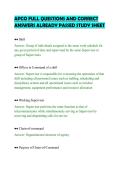 APCO FULL QUESTIONS AND CORRECT&NewLine;ANSWERS ALREADY PASSED STUDY SHEET