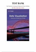 Test Bank - Data Visualization&colon; Exploring and Explaining with Data&comma; 2nd Edition &lpar;Jeffrey Camm&comma; 2024&rpar;&comma; Chapter 1-9 &vert; All Chapters