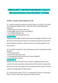 CHEM-120 UNIT 7 LAB PRACTICUM 2026&sol;2027 &vert; Graded A &vert; 100&percnt; Correct Solutions &vert; Pass Guaranteed - A&plus; Graded&NewLine;&NewLine;