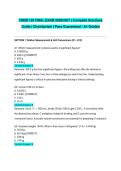 CHEM 120 FINAL EXAM 2026&sol;2027 &vert; Complete Solutions Guide &vert; Chamberlain &vert; Pass Guaranteed - A&plus; Graded&NewLine;&NewLine;