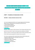 NUR 280 COMP REVIEW 2026&sol;2027 &vert; COMP 1&comma; 2 & 3 Comprehensive Study Guide &vert; Updated &vert; Pass Guaranteed - A&plus; Graded&NewLine;&NewLine;