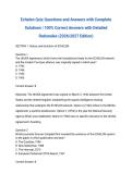 Echelon Quiz Questions and Answers with Complete Solutions &vert; 100&percnt; Correct Answers with Detailed Rationales &lpar;2026&sol;2027 Edition&rpar;