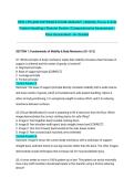 HESI LPN-ADN ENTRANCE EXAM 2026&sol;2027 &vert; Mobility Focus & Safe Patient Handling &vert; Elsevier Evolve &vert; Comprehensive Assessment &vert; Pass Guaranteed - A&plus; Graded&NewLine;&NewLine;