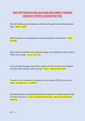 EMR CERTIFICATION EXAM QUESTIONS AND CORRECT ANSWERS &NewLine;&vert;2026&sol;2027 UPDATED &vert;GUARANTEED PASS&period; 