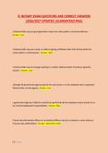 FL NOTARY EXAM QUESTIONS AND CORRECT ANSWERS &NewLine;&vert;2026&sol;2027 UPDATED &vert;GUARANTEED PASS&period; 