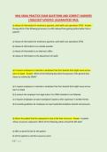 NHA CMAA PRACTICE EXAM QUESTIONS AND CORRECT ANSWERS &NewLine;&vert;2026&sol;2027 UPDATED &vert;GUARANTEED PASS&period;