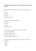 NURS 208 Chapter 24 Communication &ndash; Exam 3 Study Guide&comma; Practice Questions & Review