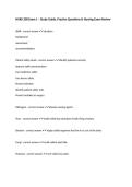 NURS 208 Exam 1 &ndash; Study Guide&comma; Practice Questions & Nursing Exam Review