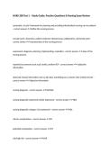 NURS 208 Test 1 &ndash; Study Guide&comma; Practice Questions & Nursing Exam Review