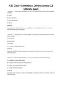 ICBC Class 4 Commercial Drivers Licence CDL Ultimate Exam