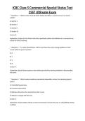 ICBC Class 5 Commercial Special Status Test CSST Ultimate Exam