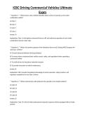 ICBC Driving Commercial Vehicles Ultimate Exam
