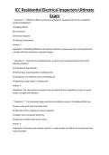 ICC Residential Electrical Inspectors Ultimate Exam
