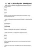 ICC Soils EC Material Testing Ultimate Exam