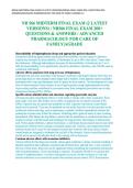 NR566 MIDTERM FINAL EXAM &lpar;2 LATEST VERSIONS&rpar;&sol;NR566 FINAL EXAM 200&plus; QUESTIONS AND ANSWERS&sol;ADVANCED PHARMACOLOGY FOR CARE OF FAMILY GRADED A&plus;