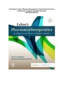 Test Bank for Lehne&rsquo;s Pharmacotherapeutics for Advanced Practice Nurses &NewLine;and Physician Assistants 2nd Edition Rosenthal &NewLine;REVISED EDITION &NewLine;