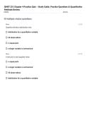 QMET 251 Chapter 4 Practice Quiz &ndash; Study Guide&comma; Practice Questions & Quantitative Methods Review