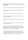 QMET 251 Exam 1 Questions &ndash; Study Guide&comma; Practice Questions & Quantitative Methods Review
