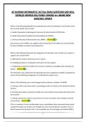 ATI NURSING INFORMATICS &vert;ACTUAL EXAM QUESTIONS AND WELL DETAILED VERIFIED SOLUTIONS&vert; GRADED A&plus;&vert; BRAND NEW 2026&sol;2027 UPDATE